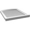 Ekena Millwork Arch Top Surface Mount PVC Gable Vent: Functional, w/ 2"W x 2"P Brickmould Sill Frame, 22"W x 26"H GVPAR22X2603SF - alternate 4
